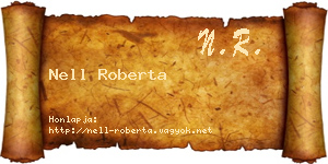 Nell Roberta névjegykártya
